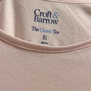Croft and Borrow Pink Long Sleeved Tee